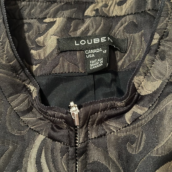 Louben size 12 Zippered Jacket - Picture 2 of 3